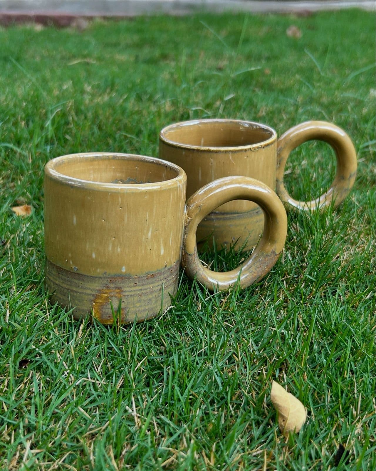 Brown Ring Mugs, view 3